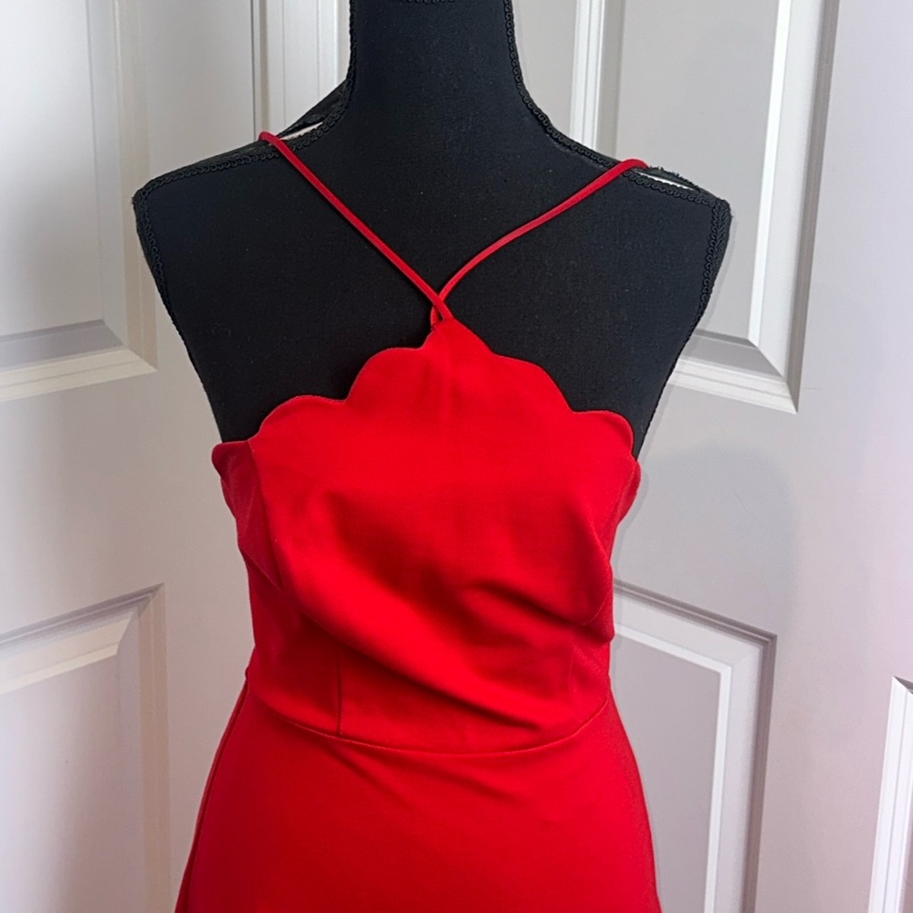 Lush Clothing Red women’s mini Dress size small - Picture 4 of 13